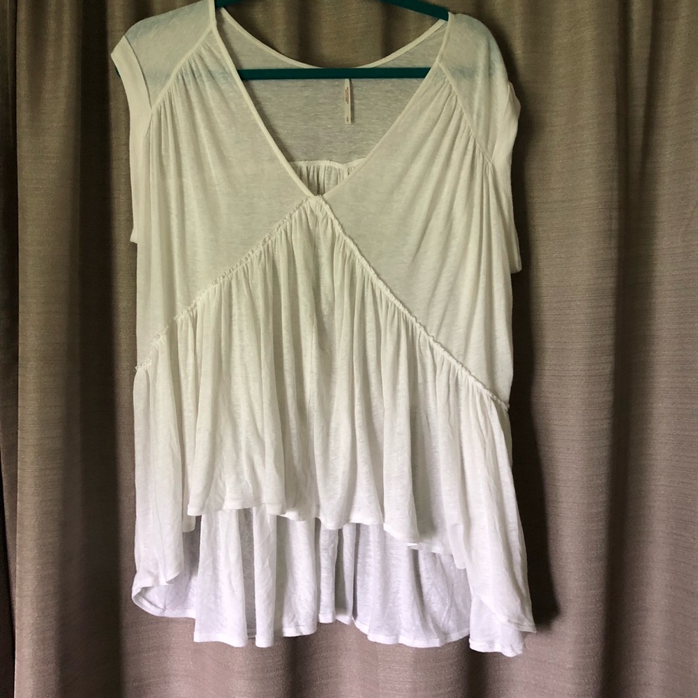 Free people white blouse